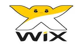 Wix logo with mascot