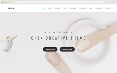 website template design - full width