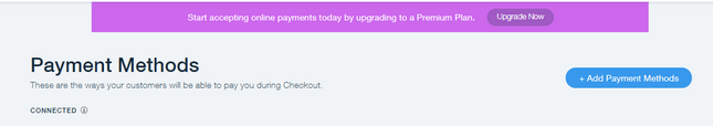 wix free plan ecommerce limitation