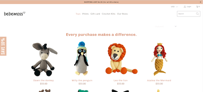 Bebemoss 2 Bebemoss product page