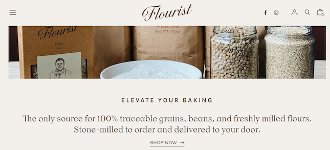 Flourist 1 Flourist homepage