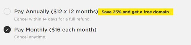 squarespace cheap website builder