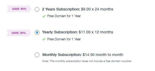 cheap website builder wix combo plan