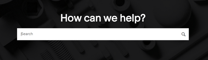 squarespace help search box