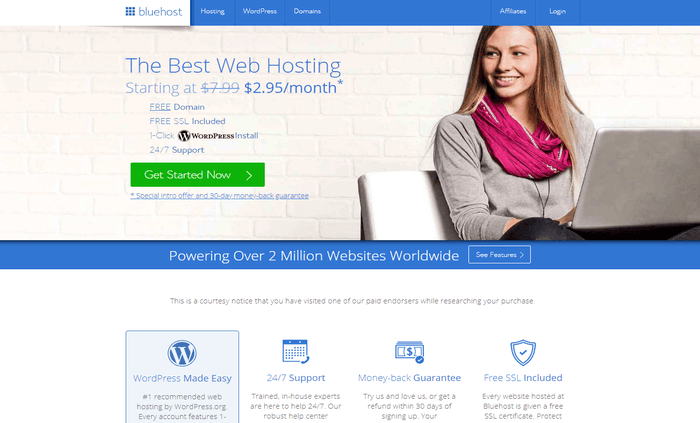 Bluehost review