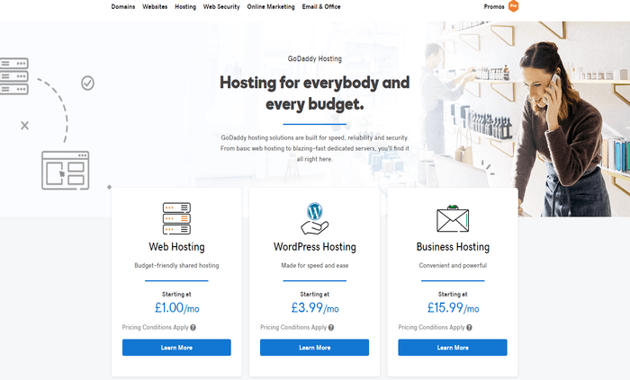 Godaddy Hosting review