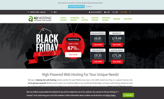 A2 Hosting review