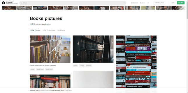 Unsplash images