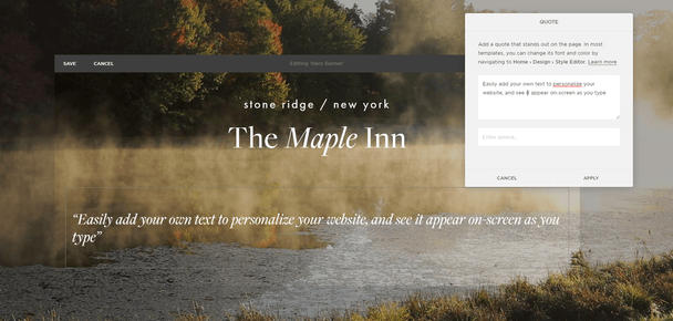 squarespace editor