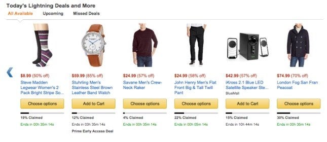 amazon lightning deals price changes