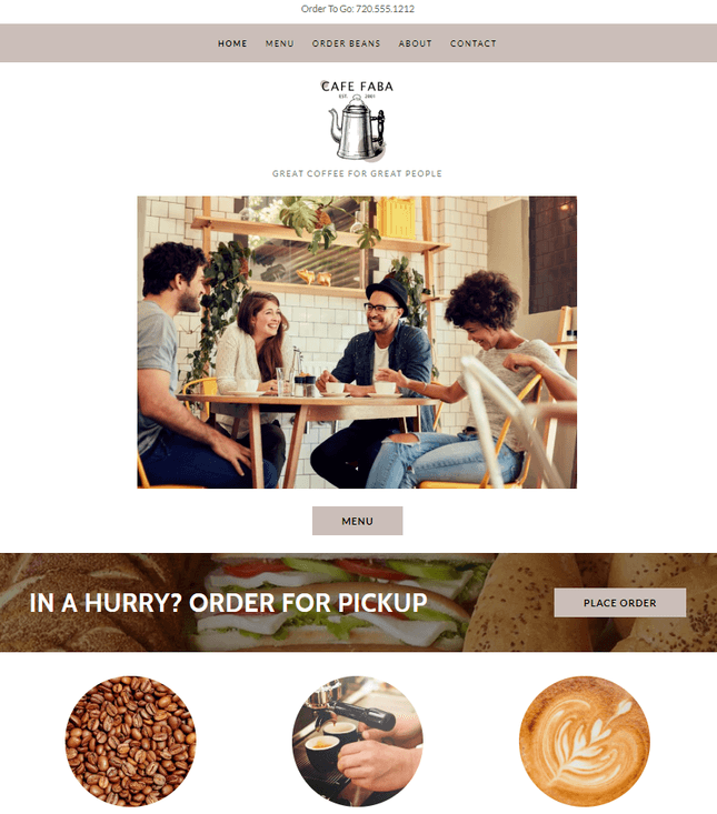 godaddy website example