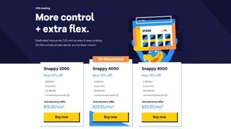 hostagtor vps hosting pricing plans start at $19.95 /month for new customers