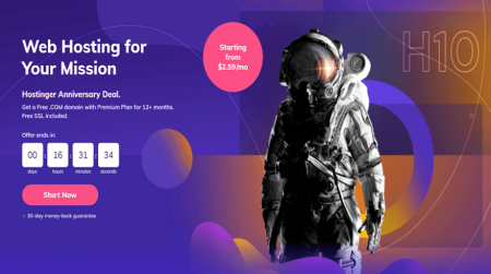 hostinger homepage