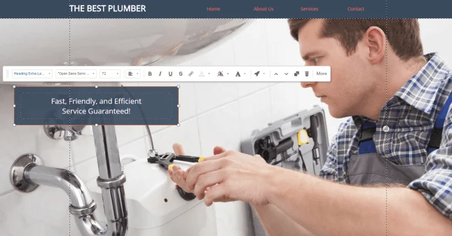 sitebuilder template example
