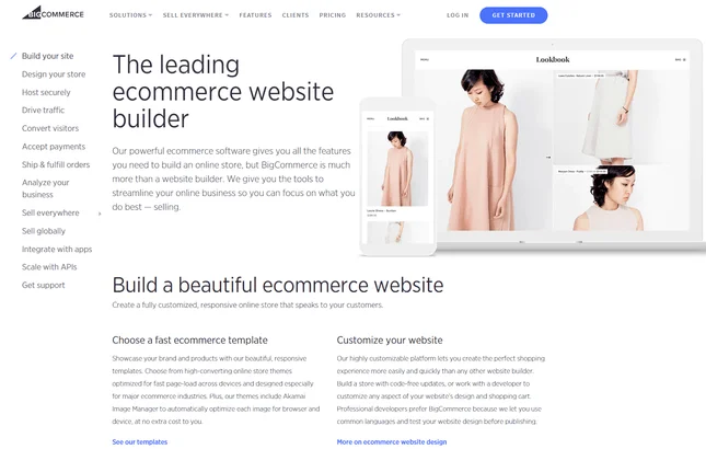 bigcommerce ecommerce features