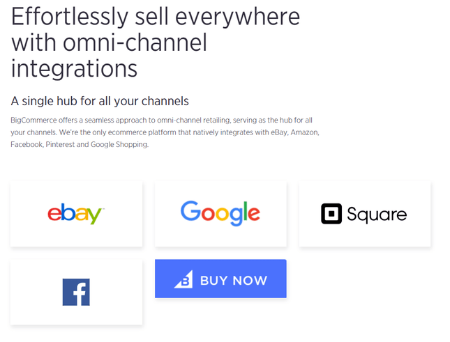 bigcommerce multichannel integration