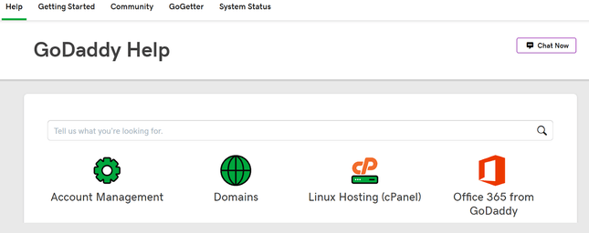 godaddy help center