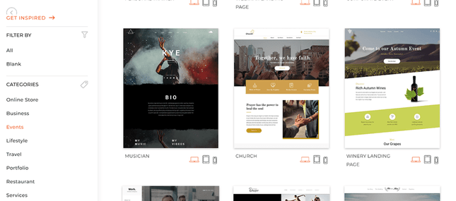 duda templates duda template gallery