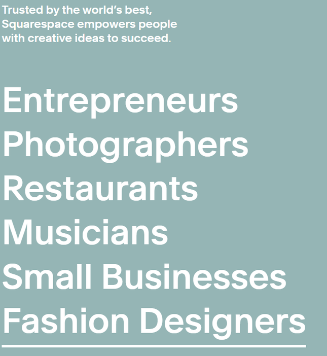 squarespace clients