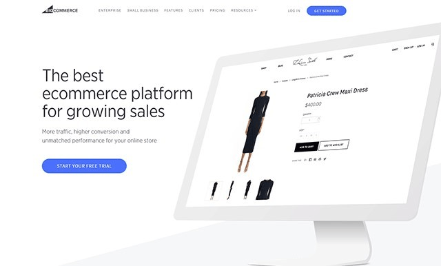 bigcommerce homepage