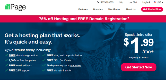 ipage shared hosting ssl