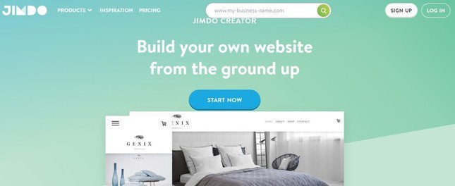jimdo creator homepage