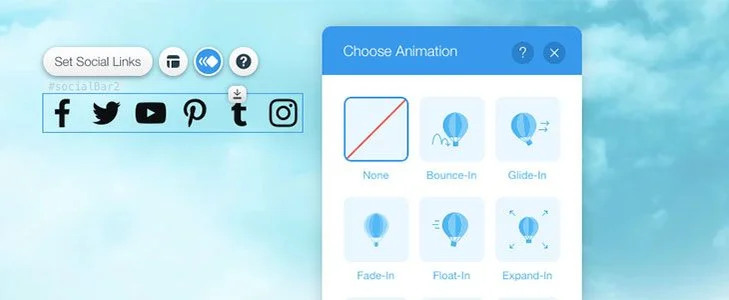 Wix Editor Animation