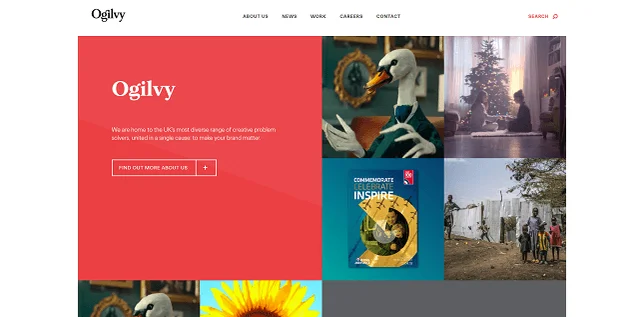 A business website