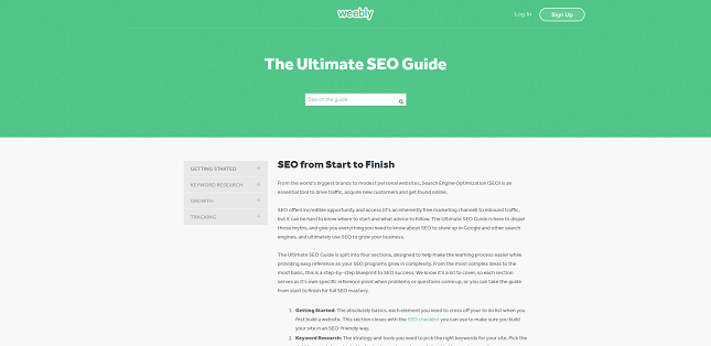 Weebly's SEO Guide