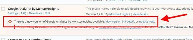 WordPress updates