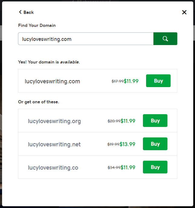 godaddy domain examples