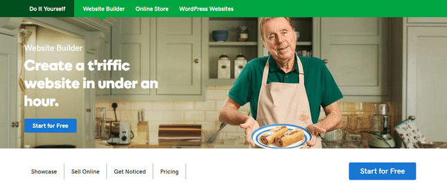 godaddy website builder free trial