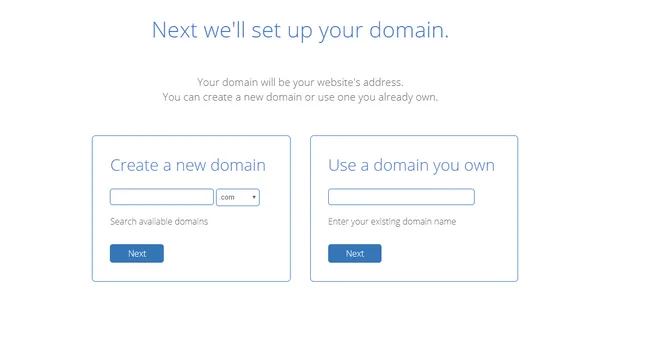 bluehost setup domain registration