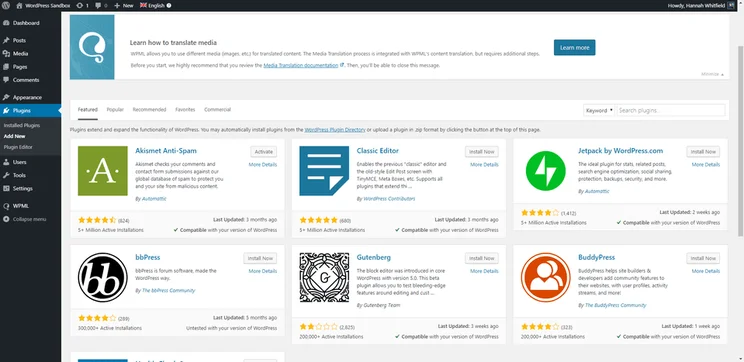 Plugin directory