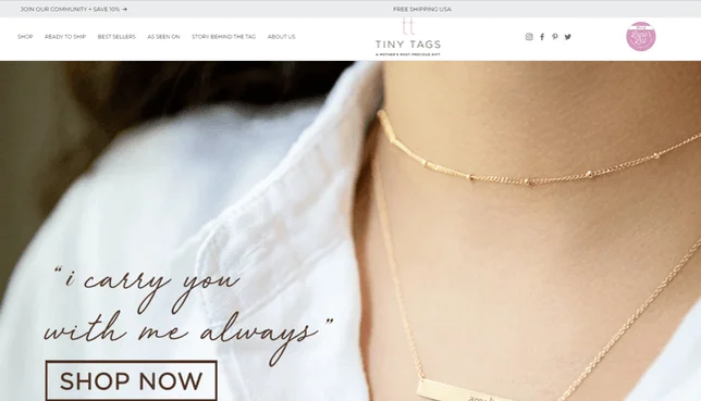 woocommerce example tiny tags