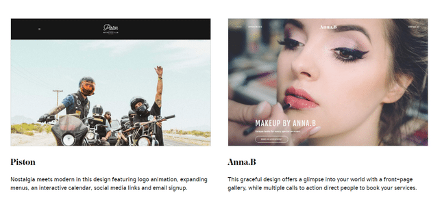 godaddy photography templates