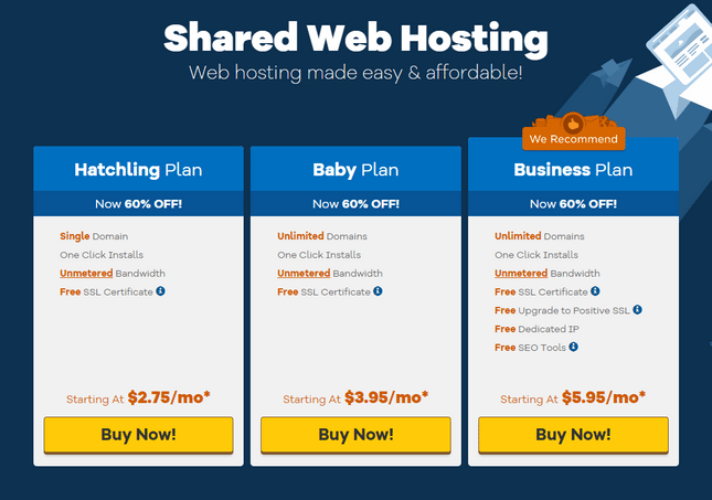 does hostgator offer free domain hosting