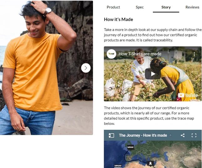 sourcing t shirts rapanui example
