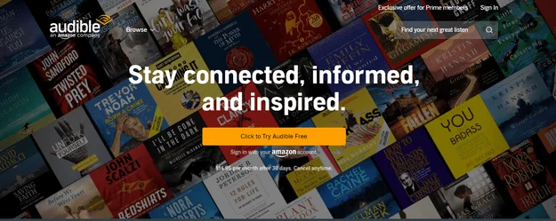 audible audio digital downloads