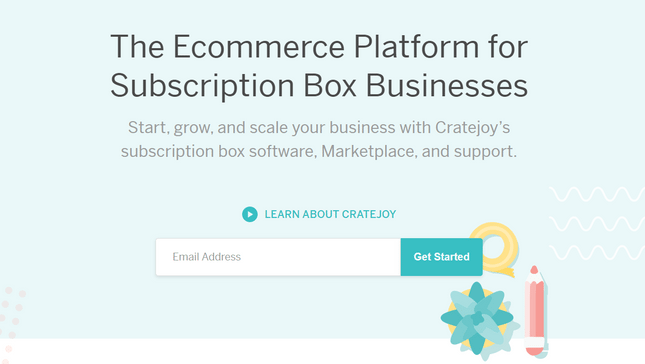 cratejoy homepage view