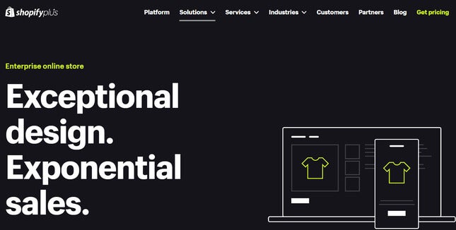 shopify plus best enterprise ecommerce platforms
