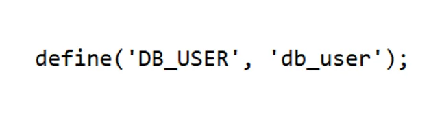 database username code