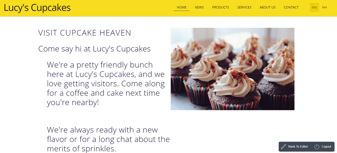mozello free website formatting