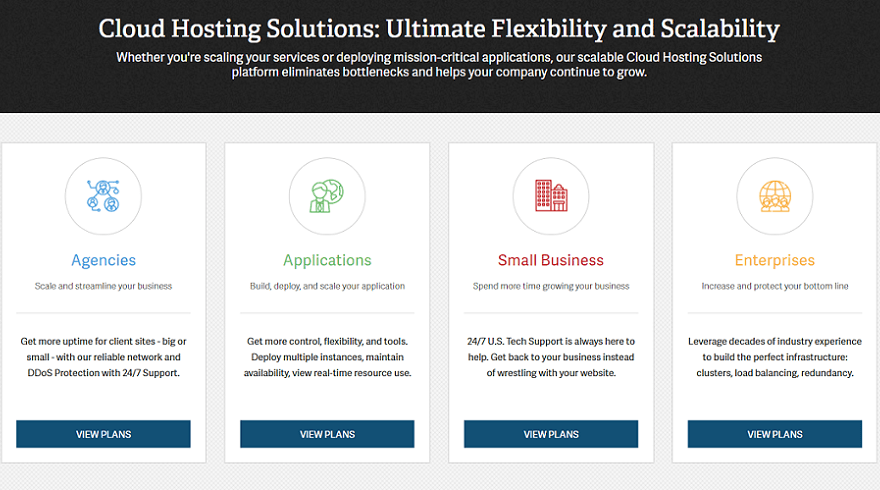 inmotion cloud plans