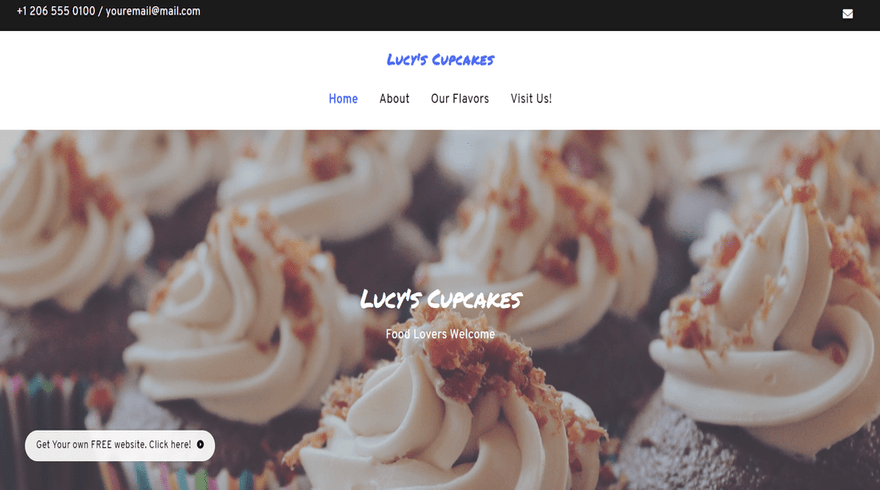 simplesite free demo website
