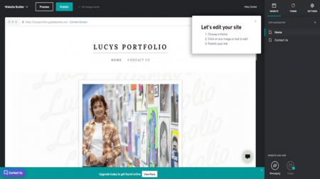godaddy's templates can look outdated