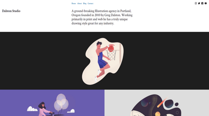 wordpress dalston theme