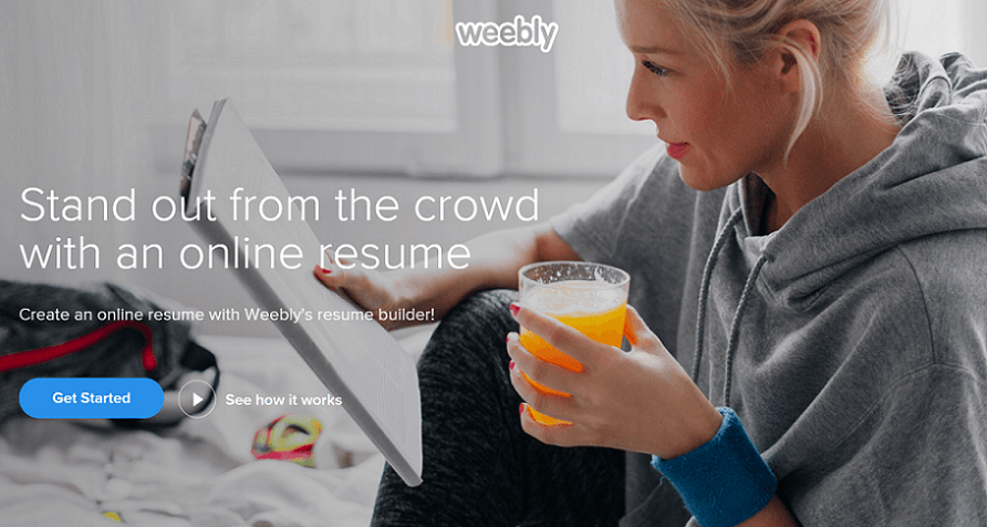 weebly resume website builder
