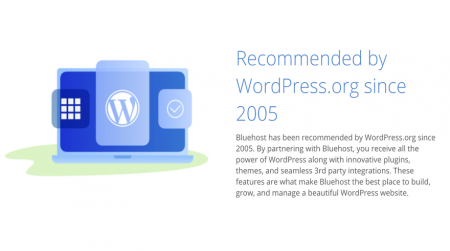 bluehost recommended by wordpress