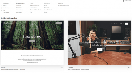 squarespace blogging templates